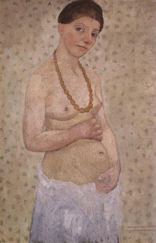 Paula Modersohn-Becker Self-Portrait on my Sixth Wedding Anniversary china oil painting image